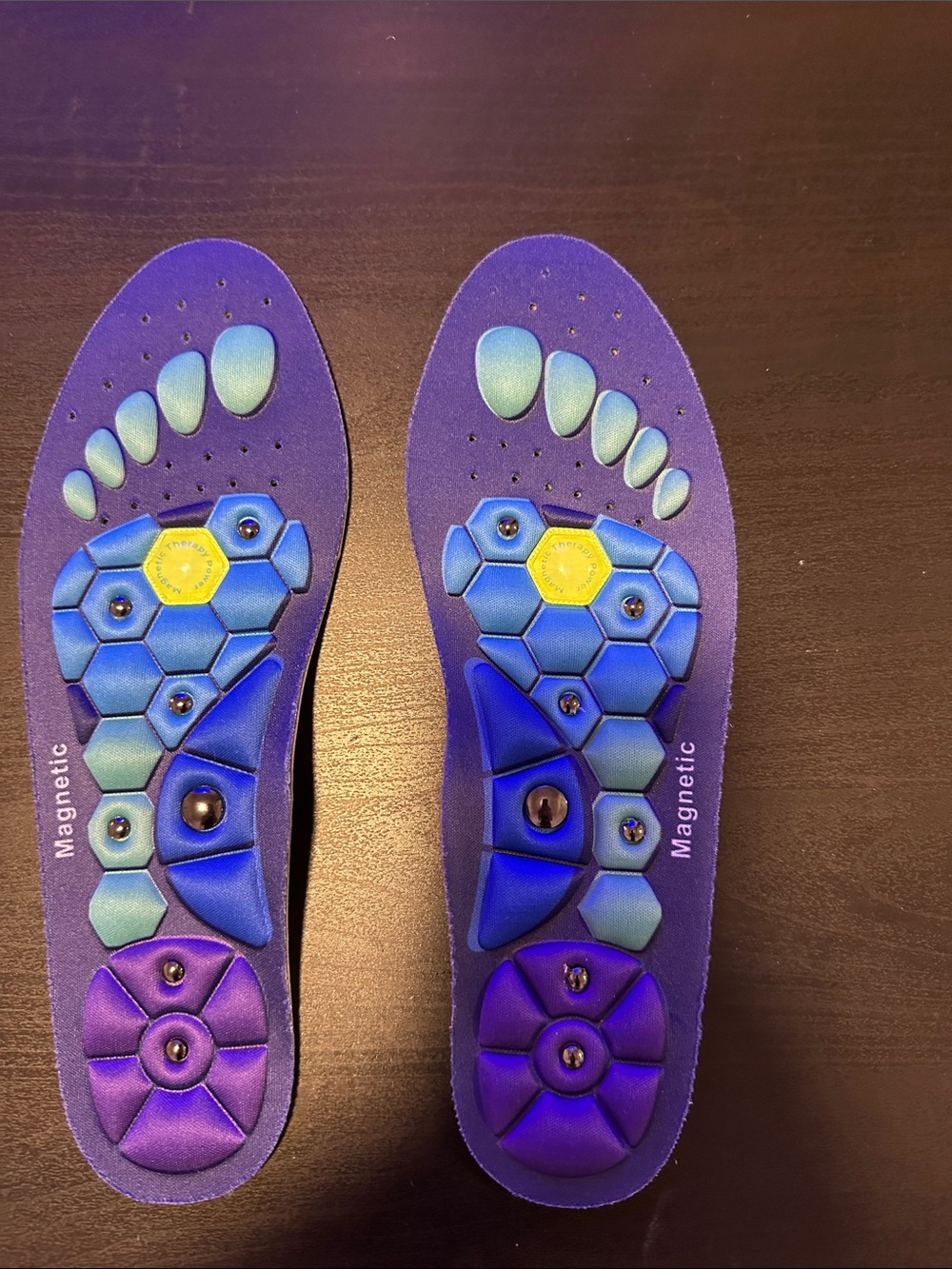 Magnetic Men's and Women’s Massage Insoles with Hex Support